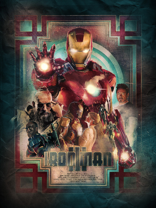 Powerful ‘Iron Man 3’ Poster Design by Richard Davies