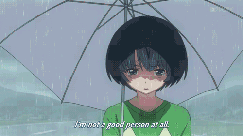 anime and manga blog lonely anime girl gif | WiffleGif