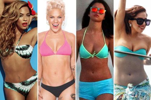 @popcrush:The likes of @Beyonce, @Pink and @selenagomez have killer bikini bodies.