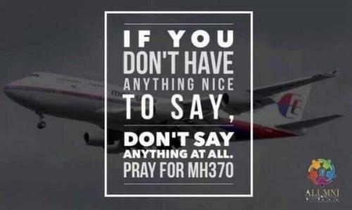 PRAY FOR MH370