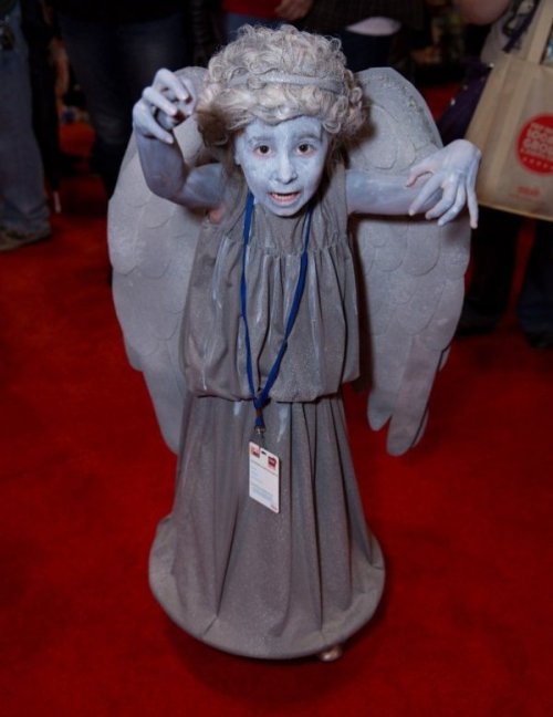 Li&#8217;l Weeping Angel Cosplay
Don&#8217;t blink - you&#8217;ll miss the adorable cosplay!