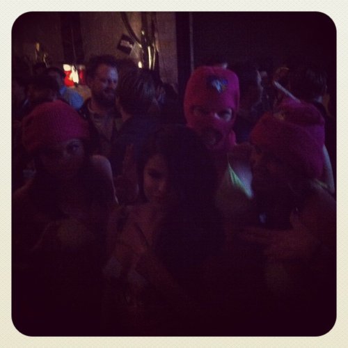  &rlm;@TheMintAgency: @selenagomez with the bandits @springbreakers afterparty with@BrandingBee #liveatthehive