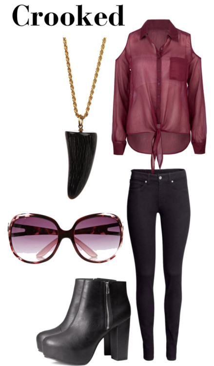 Outfit inspired by: G.Dragon in "Crooked" MV.Link: http://www.polyvore ...