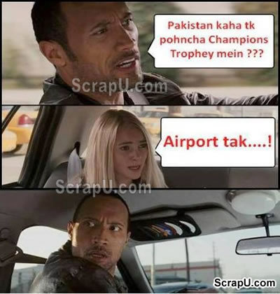 Pakistan Airport tak pohunch gaya hai - Team-India pictures