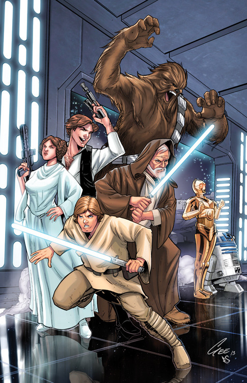 Star Wars: A New Hope Lines by Jackson Gee Colors by Eddy Swan