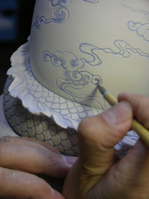 La vase dragon - Making Of
