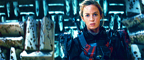 Image result for emily blunt badass gif