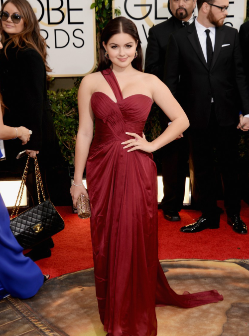 Ariel Winter at the 71st Annual Golden Globe Awards.
