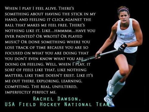 field hockey #Rachel Dawson #Team USA #Sports #Motivation