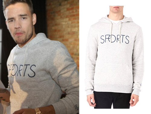 Liam wore this hoodie during interviews with Radio One (August 2013)
Selfridges - £70