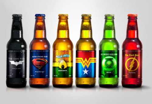 The Justice League of Beers by Marcelo Rizzetto