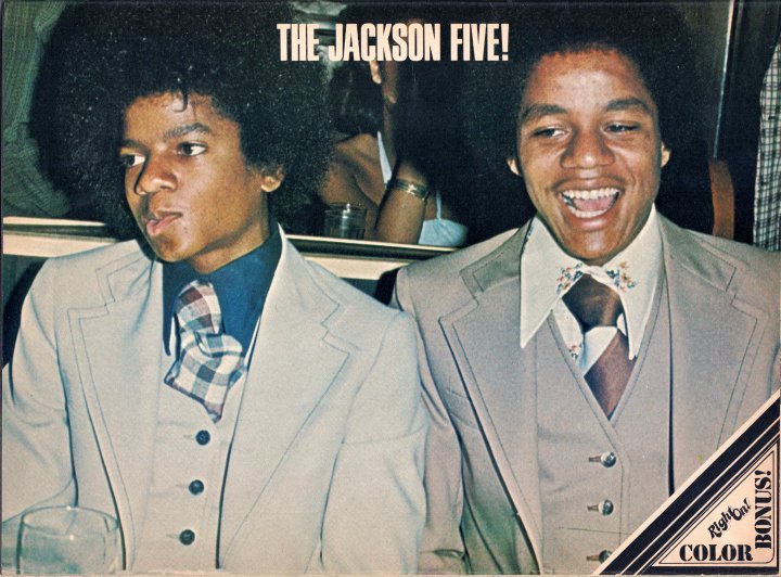 Michael Jackson and Marlon Jackson in 1973