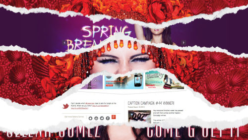 On Selena Gomez’s official website you can now see apart of her nose for her ‘Come & Get it’ artwork!