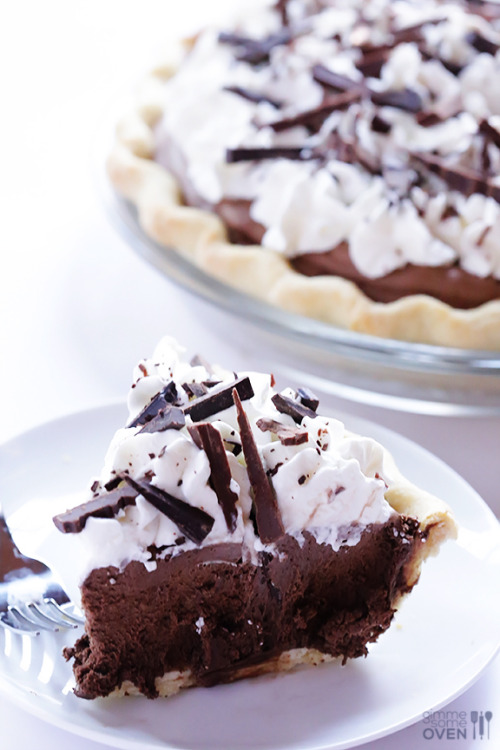 in-my-mouth: French Chocolate Silk Pie