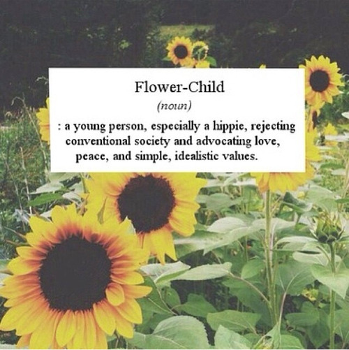 Tumblr Hippie Vintage Flower Child Sunflower Xenizationns