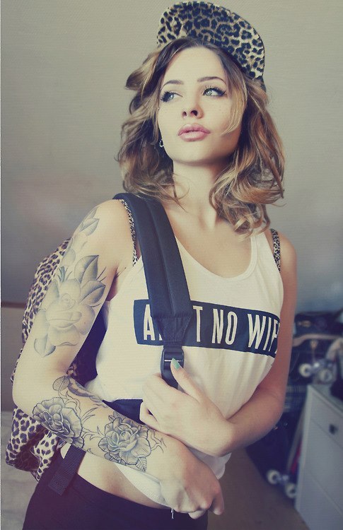 Swag Girls With Tattoos Tumblr