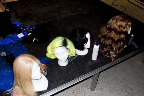 Gaga&#8217;s wigs.
