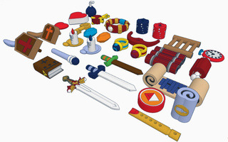 (via Nearly Every Item From The Original The Legend of Zelda, Printed Out)