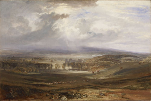 janpadora-box:

Joseph Mallord William Turner “Raby Castle, the Seat of the Earl of Darlington” 1817,oil on canvas.
(via le-desir-de-lautre )