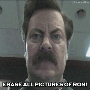 video of Ron with the text at the bottom: 