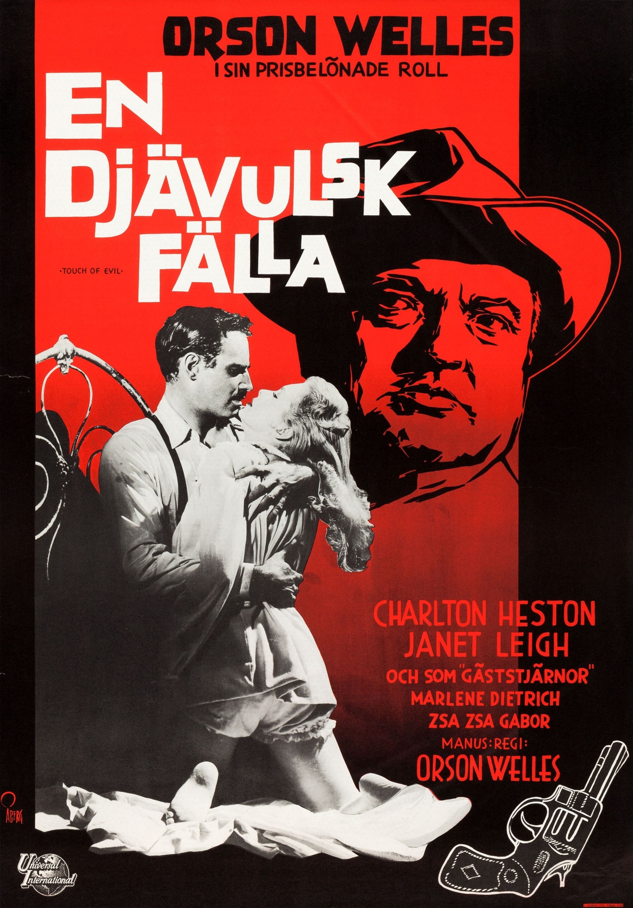 wandrlust:
Swedish Poster for Touch of Evil (Orson Welles, 1958)
