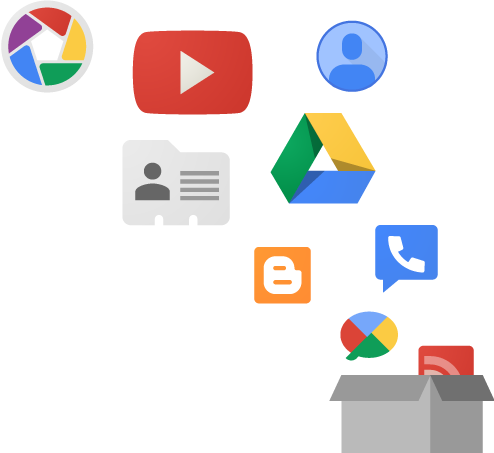 Google -Bajar la información de Gmail y Calendar