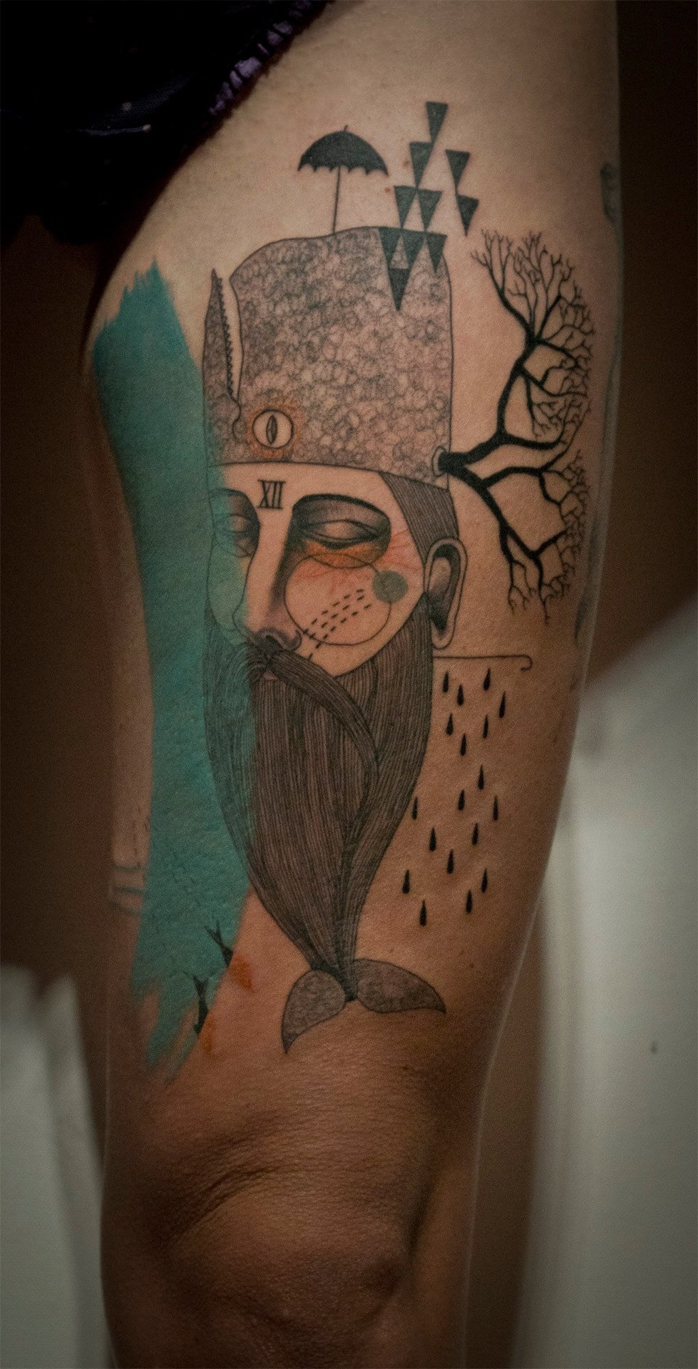 tattoo color tattoo abstract tattoo linework Kevin James