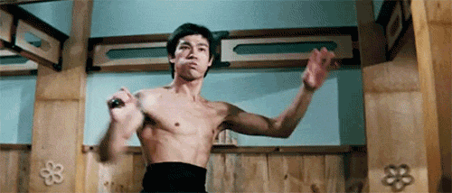Resultado de imagen de nunchakus Bruce Lee gifs