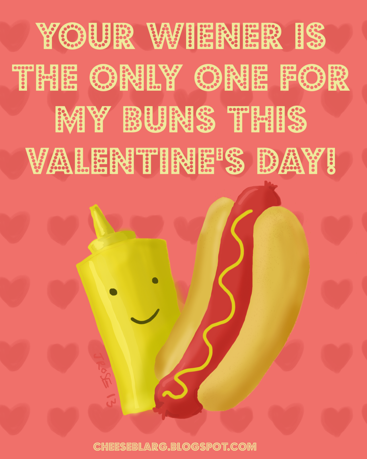 • cute food card Valentine inappropriate valentine's cards smutty cheeseblarg1280 x 1600