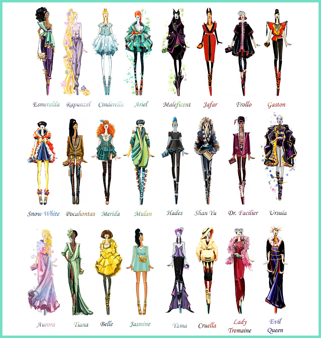 and villains to designs inspired by male characters, the Disney ...