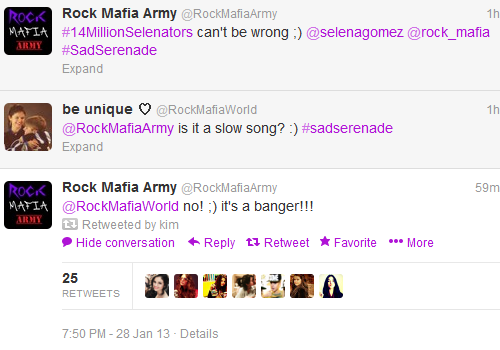 @RockMafiaArmy says Selena&#8217;s new song is &#8220;a banger&#8221;! 