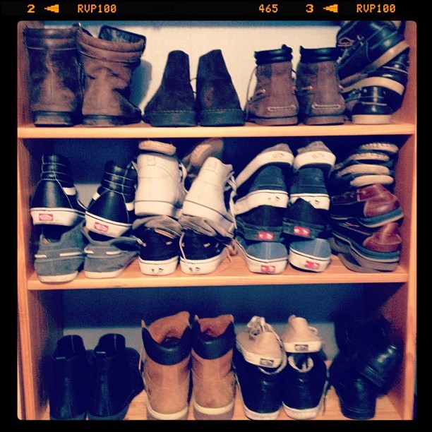 On est pas mal niveau chaussures ! #shoes #addict #sneakers