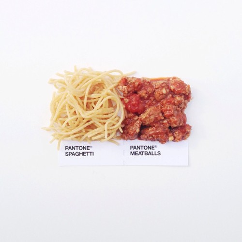 Spaghetti & Meatballs #pantonepairings