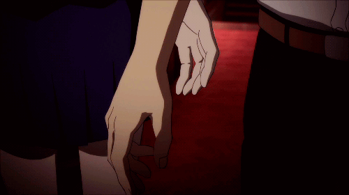 Featured image of post Anime Girls Holding Hands Gif anime holding hands keep going anime couple anime hands