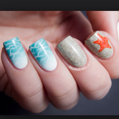 I was looking for some nail patterns I could try out for summer...