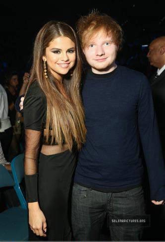 Selena Gomez and Ed Sheeran at the BBMAs