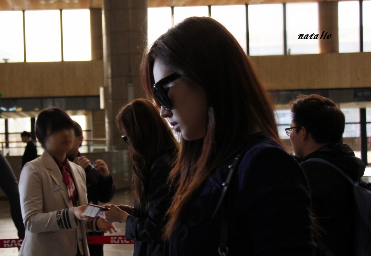 [130416] Yuri at Gimpo airport by natalie