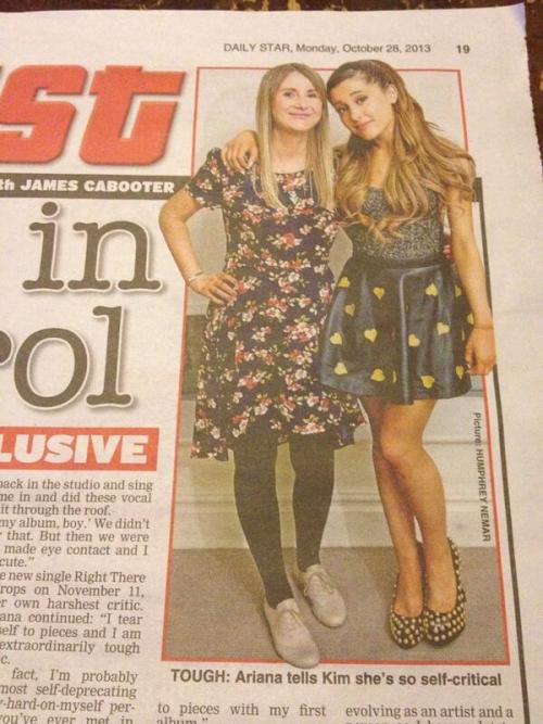 Ariana in the newspaper Daily Star