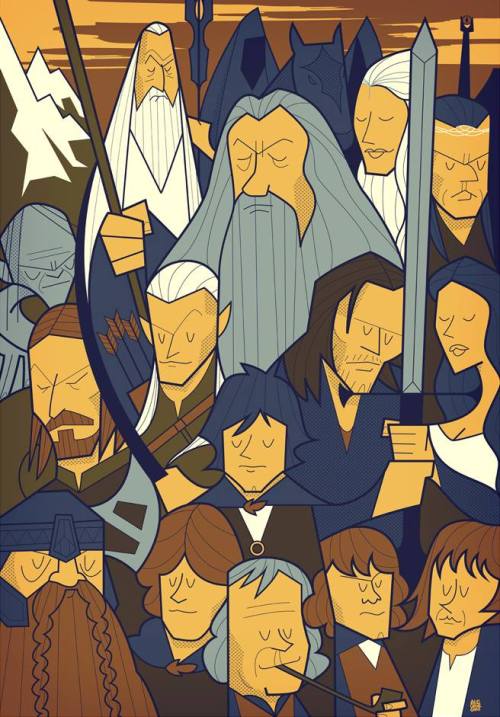 The Lord of the Rings - The Fellowship of the Ring by Ale Giorgini