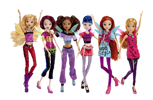 New Winx Club dolls! This is the Pop Disco collection, said to be coming out in fall. Great to see them making Tecna and Musa, even if they are basic dolls.