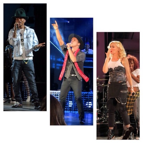 glamaze: @BrunoMars Moonshine Jungle Tour at the Hollywood Bowl&#8230;AMAZING!! @Pharrell opened with special guest @GwenStefani