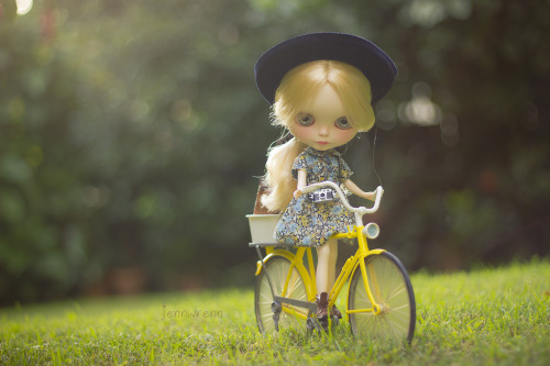 my bicycle and me (by JennWrenn)