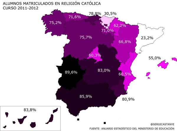nomellamesfriki:    Mapa de ignorancia en España        