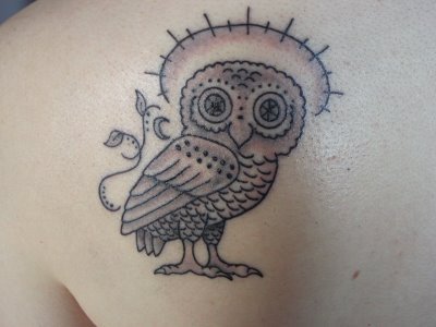 fuckyeahtattoos: delgrosso: Owl tattoos. (via @marcjohns, via @coudal)