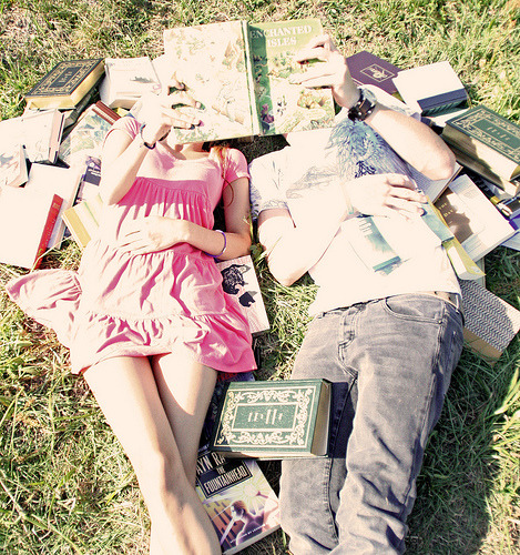 We share a love for books…