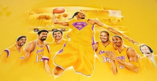 The hood of Snoop&#8217;s car. The best us how the Lakers stars are basking in awe.