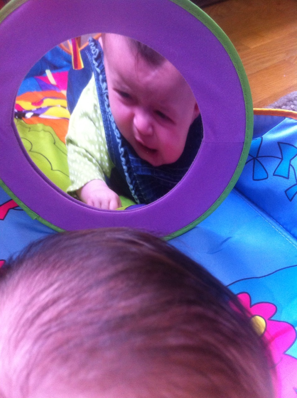 "She saw her reflection."</p>
<p>Submitted By: Kate L.<br />
Location: London, UK