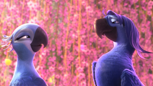bruno-news:  'RIO 2' SNEAK PEEK Hot new couple? Wild, yet very suave macaw Roberto (voiced by Bruno Mars) and Jewel (Anne Hathaway) find each other again in the Amazon in Rio 2. Will the flames re-ignite for the former lovebirds? Jealous Blu seems to think so.
