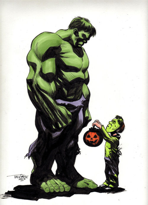 Incredible Hulk Halloween by Scott Dalrymple