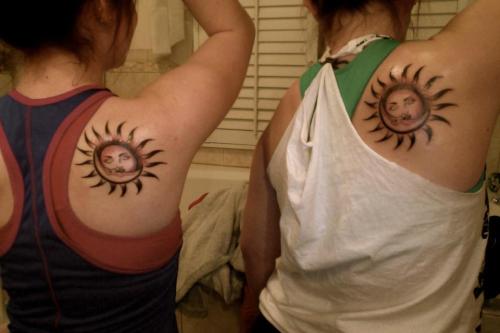 self #tattoo #sun tattoo #moon tattoo #sun and moon tattoo #personal ...